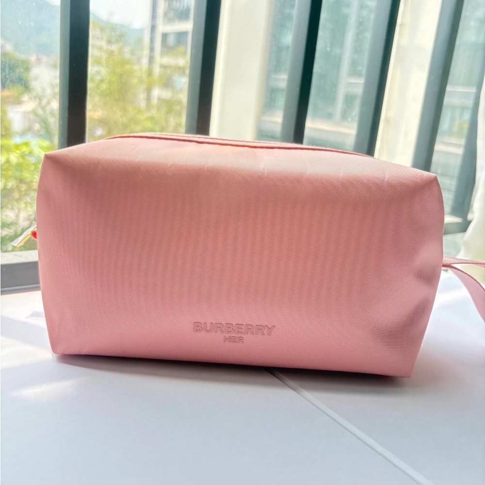 Large Pink Cosmetic / Toiletry Bag – Spacious Storage Pouch